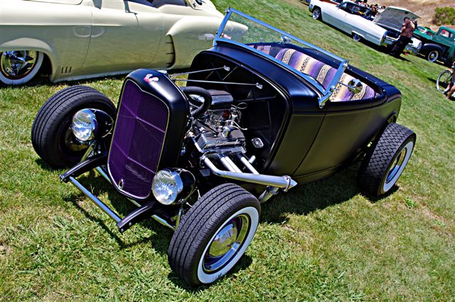 Purple w/ White Wall Tires