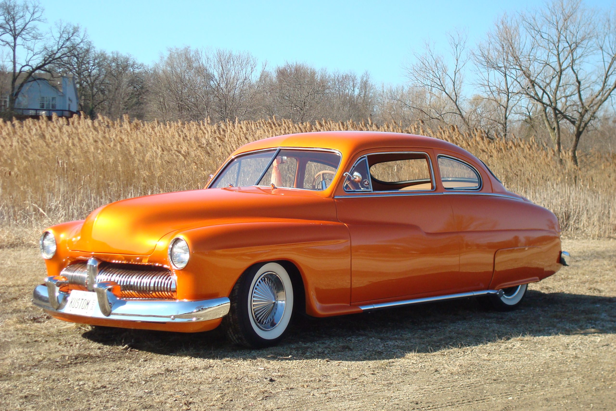 Orange White Wall Tires 2