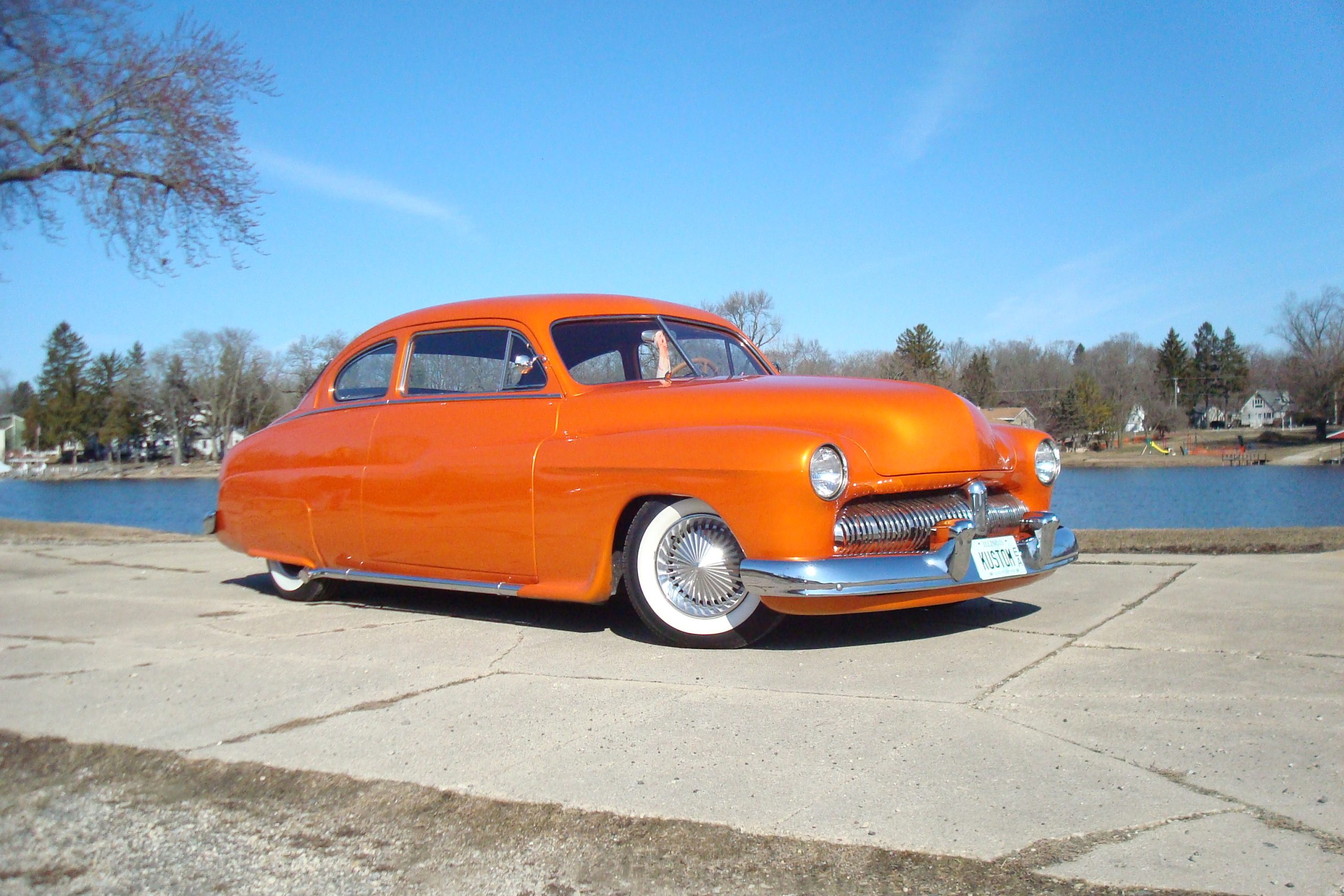 Orange White Wall Tires