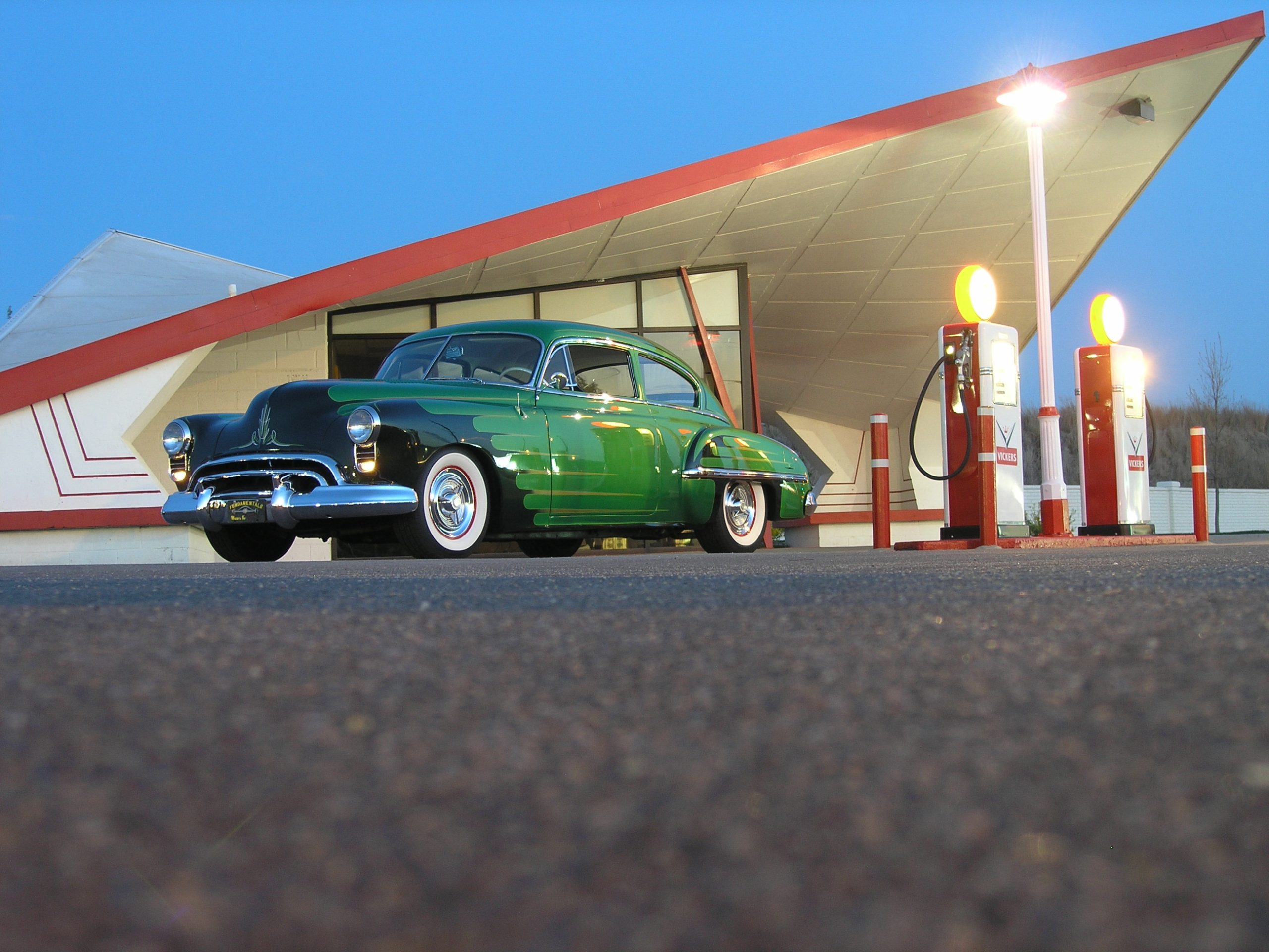 Green White Wall Tires 8