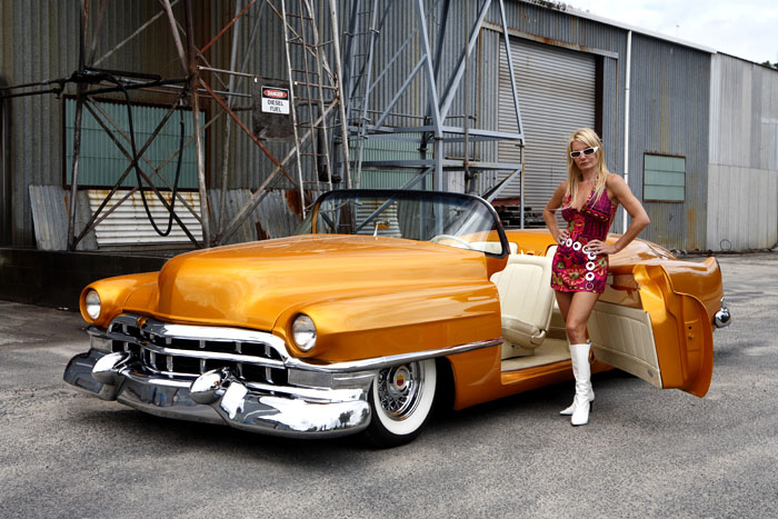 Orange w/ White Wall Tires 5