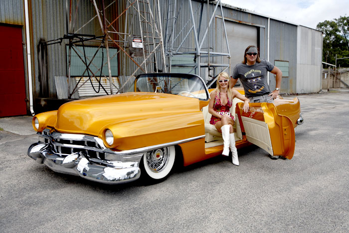 Orange w/ White Wall Tires 4