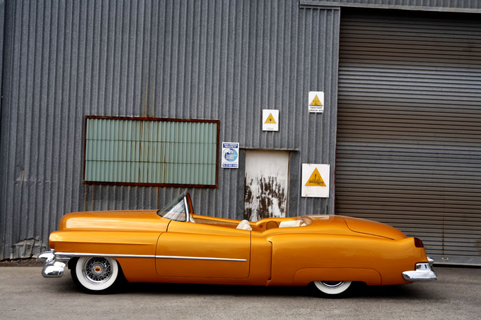 Orange w/ White Wall Tires 3