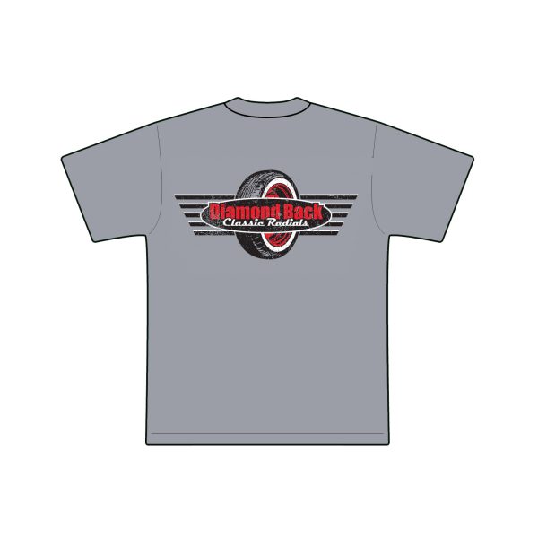 ADBGrayBack Diamond Back Logo T-Shirt