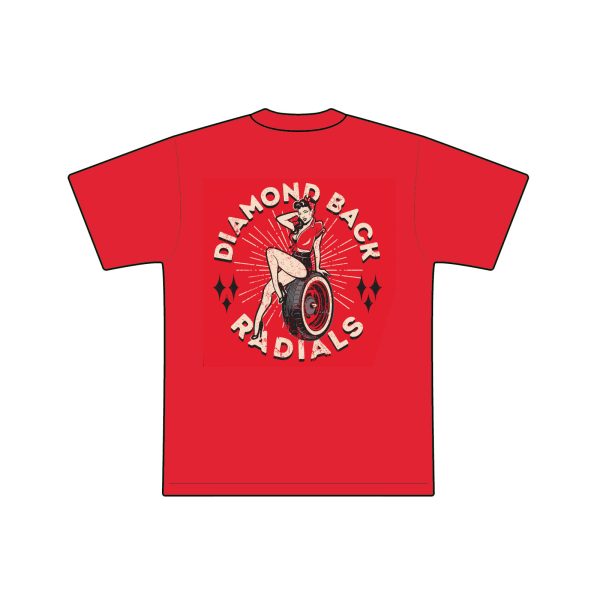 AGirlRedBack Pin Up Girl T-Shirt
